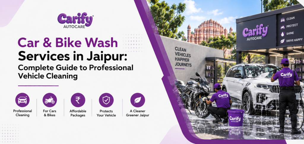car & bike wash services in Jaipur